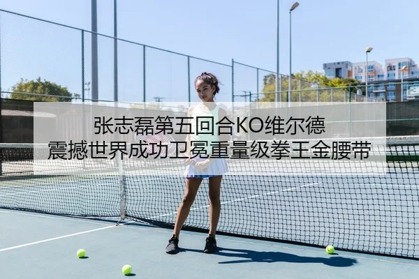 张志磊第五回合KO维尔德 震撼世界成功卫冕重量级拳王金腰带